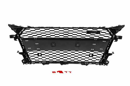 Передняя решетка RS-Style V-2 Audi TT 8J/8S 2014-2020, черная, GT Tuning