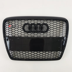 Решітка радіатора Audi A6 RS C6 2004-2011г Full Black (під парктронік)