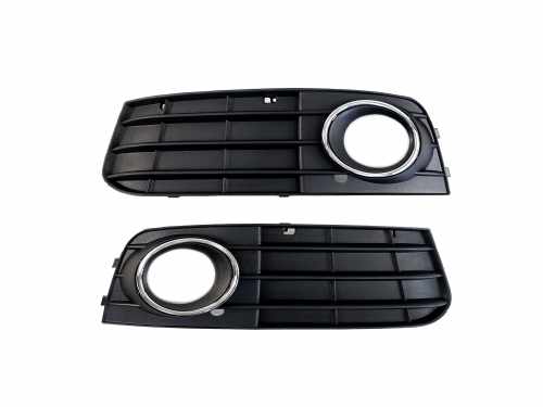 Решітка в бампер Chrome Black на AUDI A4 B8 2007-2011 року