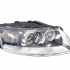 Передние Bi-Xenon фары на Audi A6 C6 2004-2008 года — фото 2