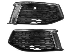 Решетка в бампер Chrome Black для AUDI A6 C8 2018–2023