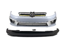 Передний бампер (стиль R400) на Volkswagen Golf VII 5G 2012-2017 года