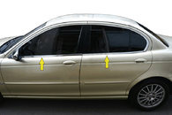 Нижня окантовка вікон (нерж) для Jaguar X-Type