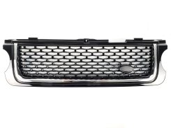 Решетка радиатора Range Rover Vogue L322 2010-2012год full black&chrome bar