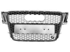 Грати радиатора Audi A5 RS 2009–2011 Full Silver