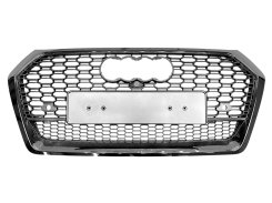 Решетка радиатора Silver Chrome (в стиле RSQ5) для Audi Q5 80A 2016–2020