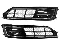 Грати в бампер Audi A8 D4 14-17г в стиле W12