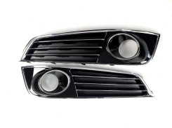 Решетки в бампер Audi A8 D4 10-14г For ACC в стиле W12