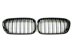 Ноздри Черный глянец (Двойные M-Look) для BMW 1 Series F20 / F21 2015–2019