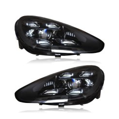 Передние фары FULL LED тюнинг 2018 для Porsche Cayenne 958 92A 2011