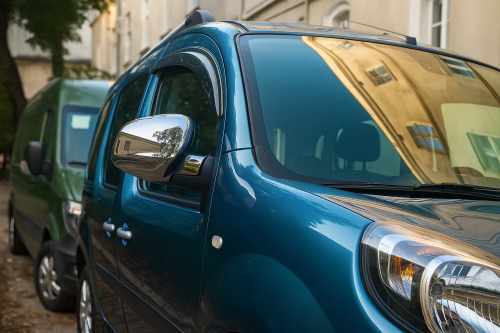 Накладки на дзеркала Mercedes Citan W415 2013-2021, хромований ABS-пластик, Carmos (2 шт)
