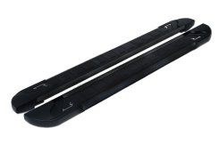 Бокові пороги Erkul RedLine Black Renault Duster 2008-2017, алюміній (2 шт)