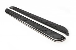 Бокові пороги Erkul Maydos V1 Renault Duster 2008-2017, алюміній (2 шт)