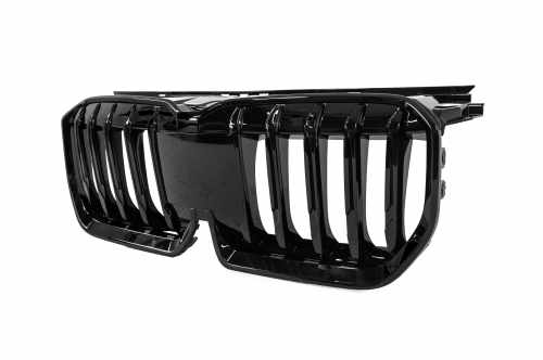 Решітка Ніздрі 1 Смуга (чорний глянець) BMW X1/iX1 (U11) 2022+, GBT