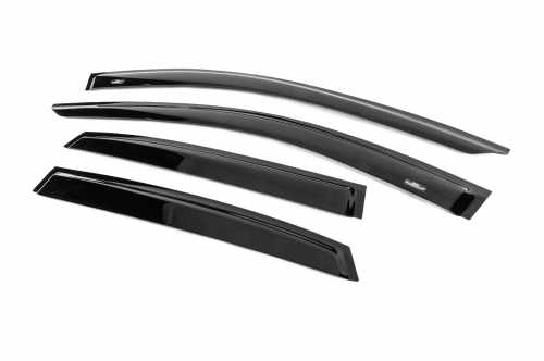 Ветровики Nissan Qashqai 2021+, вставные, HIC (4 шт)