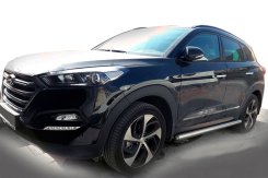Бокові труби Hyundai Tucson TL 2016-2021, нержавіюча сталь, CAN (2 шт)