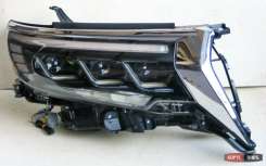 Передні фари Lexus стиль 3 LED для Toyota LC 150 Prado 2017+, (2 шт)
