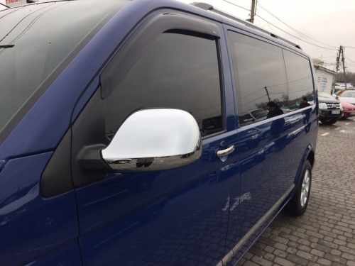 Накладки на дзеркала Volkswagen Amarok 2H 2010-2022, хромований ABS-пластик, Carmos (2 шт)
