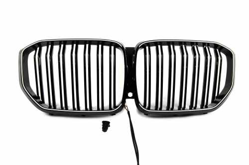 Ніздрі BMW M-Look LED (чорний глянець) BMW X5 G05 2019-2022, GBT
