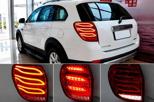 Задні ліхтарі V1 Chevrolet Captiva C100/C140 2006-2019, 1234 Upgrade (2 шт)