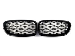 Решетка радиатора ноздри BMW 5 Series F10/F11 2010–2017 Diamond All Black
