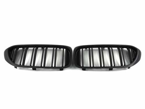 Решітка радіатора ніздрі BMW 5 Series G30/G31 2017–2020рік Чорний Матовий