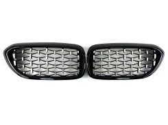 Решетка радиатора ноздри BMW 5 Series G30/G31 2017–2020 Diamond