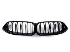 Решетка Черный глянец (Двойные M-Look) на BMW 8 Series G14/G15/G16 2018-2023 года