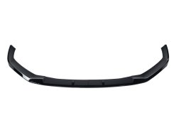 Диффузор переднего бампера на BMW 5 Series G30 2020-2022 год Черный глянец v3