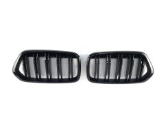 Решетка Черный глянец (Двойные M-Look) на BMW X2 F39 2018-2022 года