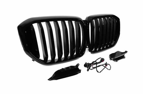 Ніздрі 1 Bar LED (чорний глянець) BMW X5 G05 2019-2022, GBT