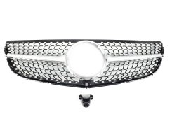 Решетка радиатора Mercedes E-Class Coupe W207 2013–2016 Diamond Silver