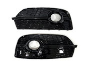 Решітка в бампер Full Black (стиль RSQ3 під туманки) на AUDI Q3 8U 2011-2014 року