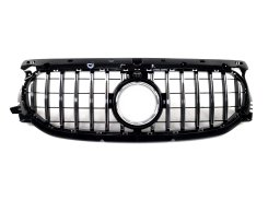 Решетка радиатора Chrome Black Normal GT на Mercedes-Benz GLA-Class H247 2020-2023 года