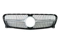 Решетка радиатора Mercedes GLA-Class X156 2014-2007год Diamond Silver