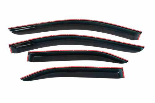 Вітровики Toyota Camry 2006-2011, USA, з хромованим молдингом, HIC (4 шт)
