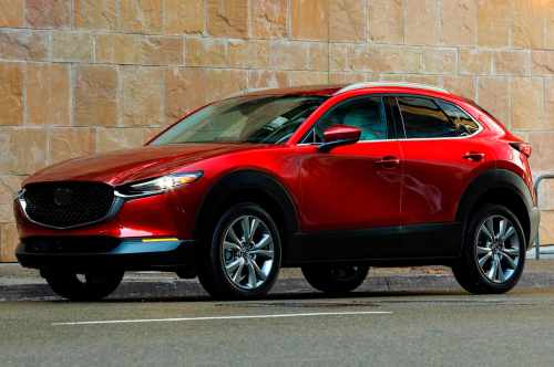 Рейлінги Mazda CX-30 2019+, чорні, оригінальний дизайн, Cixtai (2 шт)