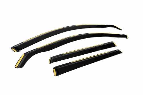 Вітровики Audi A3 8V 2012-2020, Sportback, вставні, Niken Luxury (4 шт)