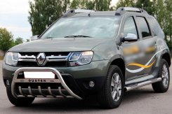 Бокові труби Renault Duster 2008-2017 / Dacia Duster, нержавіюча сталь, CAN (2 шт)