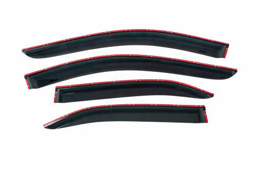 Вітровики Toyota Camry 2006-2011, EU, з хромованим молдингом, HIC (4 шт)