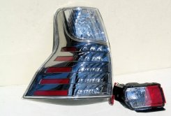Задні ліхтарі чорні LED для Toyota Prado 150 2009-2013