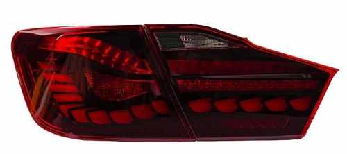 Задні ліхтарі LED червоні стиль OLED BW для Toyota Camry V50 2012-2017
