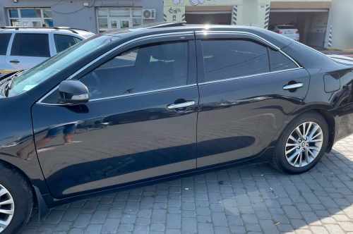 Вітровики Toyota Camry 2011-2017, з хромованим молдингом, HIC (4 шт)