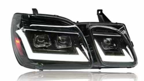 Передні фари Full LED чорні ZW для Lexus LX470 1998+