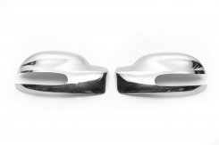 Накладки на дзеркала Mercedes Vito W639 2004-2014 / Viano 2004-2014, нержавіюча сталь, Carmos (2 шт)