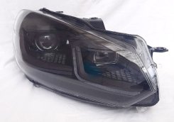 Передние фары черные Shadow Golf 7.5 для Volkswagen Golf 6 20089-2012