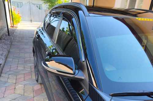 Вітровики Hyundai Kona SX2 2023+, з хромованим молдингом, Niken (4 шт)