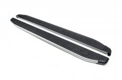 Бокові пороги Erkul Fullmond Toyota Hilux AN10/AN20 2006-2015, алюміній (2 шт)