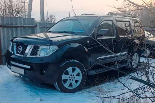 Ветровики Nissan Pathfinder R51 2005-2014, HIC (4 шт)