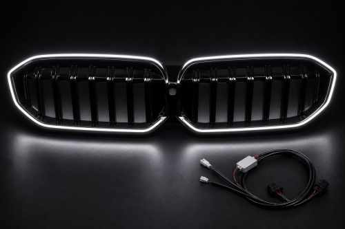 Ніздрі 1-Bar LED (чорний глянець) BMW 3 серія G20/G21 2022+, GBT